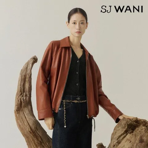 SJ와니 25FW 돌체 램스킨 레더 점퍼 1종