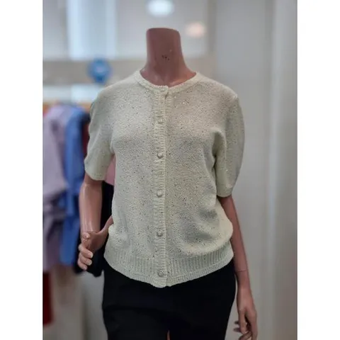 올앤선드리 세이브존06 스팽글앤메탈가디건 A5F7KJ101