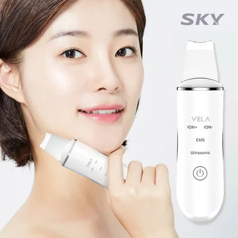 스카이 뷰티 초음파 이온 갈바닉 아쿠아 필링기
