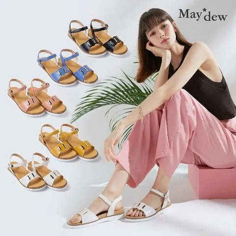 [메이듀] 소가죽 마쉬멜로우 샌들