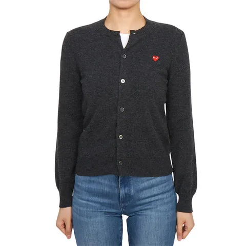 꼼데가르송 미니 레드와펜 여성 가디건 AZ N079 051 2