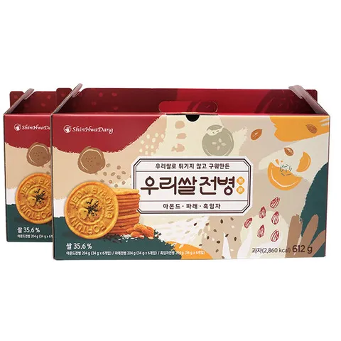 신화당제과 우리쌀전병 3종 선물세트 (2세트)