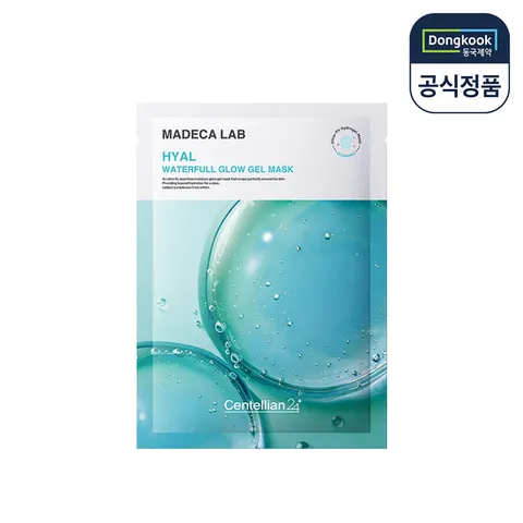 [적립5%] 동국제약 센텔리안24 마데카 랩 히알 워터풀 글로우 겔 마스크팩 1매