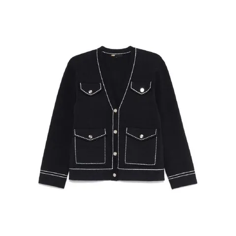 마쥬 콘트라스트 스티치 가디건 MFPCA00610