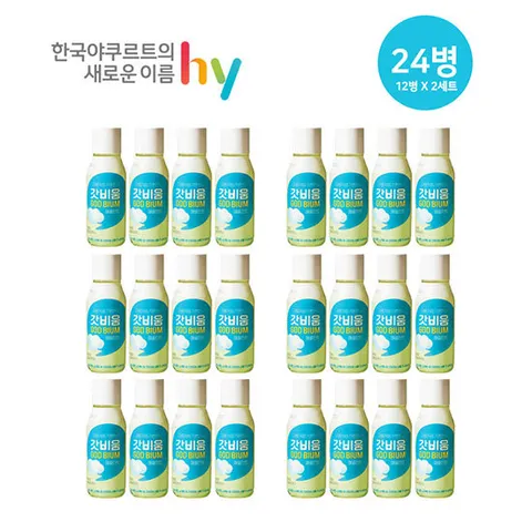 한국야쿠르트 hy 갓비움 애플민트 24입