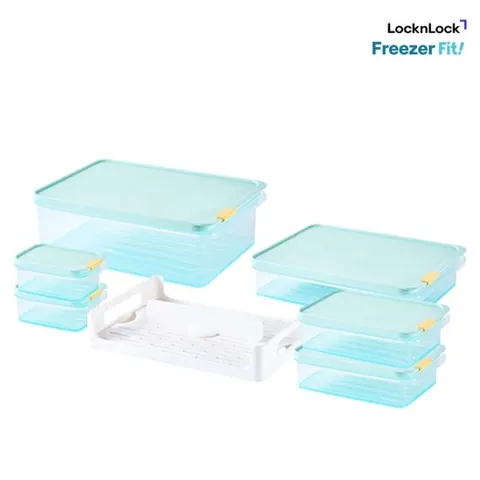 락앤락 프리저핏 냉동전용용기 핵심구성 7종 세트