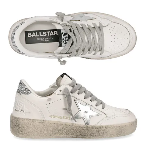 아이코닉 스타 GWF00804 F006966 80185 골든구스 볼스타2 글리터 여성 스니커즈 운동화