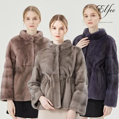 [ 롯데백화점 ]소매 GTOB 유색 밍크 휘메일 자켓(K7W3EJ25_)
