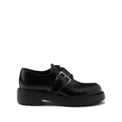 25 FW 프라다 브러시드 가죽 레이스 업 슈즈 1E590NFG050055 TP440953120