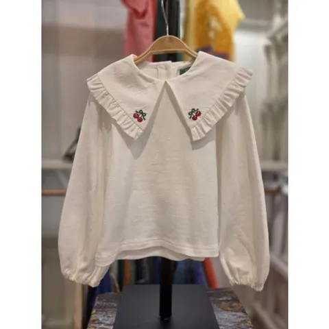 [ 현대백화점 ][매직에디션HU]팔라스로얄 RP53-TS201I 와이드카라블라우스 25년 FW신상 가을티셔츠 아동복 선물 현대울산