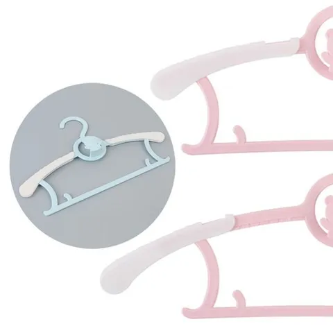 길이조절 어린이 옷걸이 10P 유아 아동 키즈 확장형