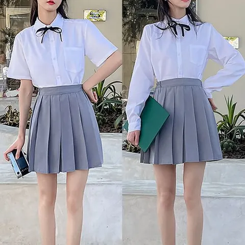 교복몰 (반팔or긴팔)화이트 대만교복 드라마 여주세. 교복셔츠 교복바지 교복세트 대만교복 화이트셔츠 여자교복 예쁜교복 교복쇼핑몰 교복구매