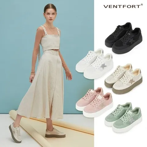 [벤포트] 샤이닝스타 키높이 여성 스니커즈