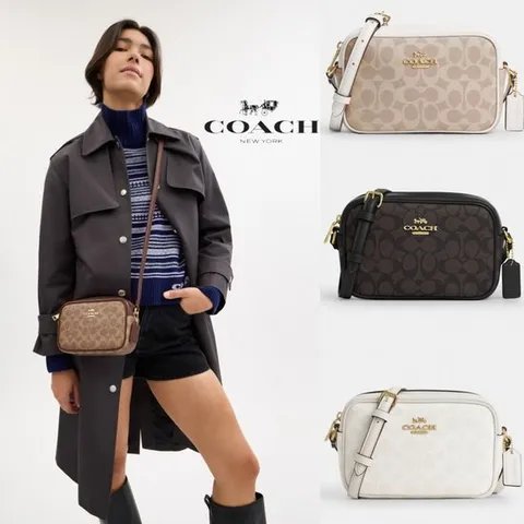 (해외) 코치 COACH 여자 가방 시그니쳐 미니 Jamie 카메라 크로스백