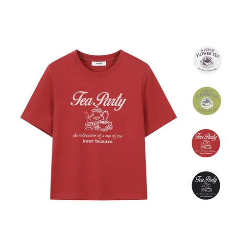 [ 롯데백화점 ][폴햄]여성) 26수 코튼 그래픽 반팔티 PHF3TS2130