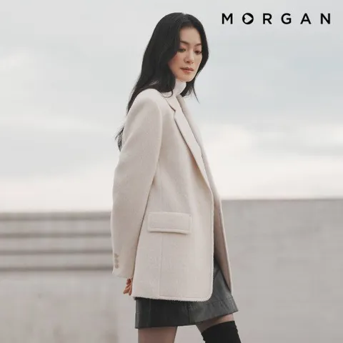 모르간 25FW 울 부클 하프코트 1종 [런칭 가격 119,900원]