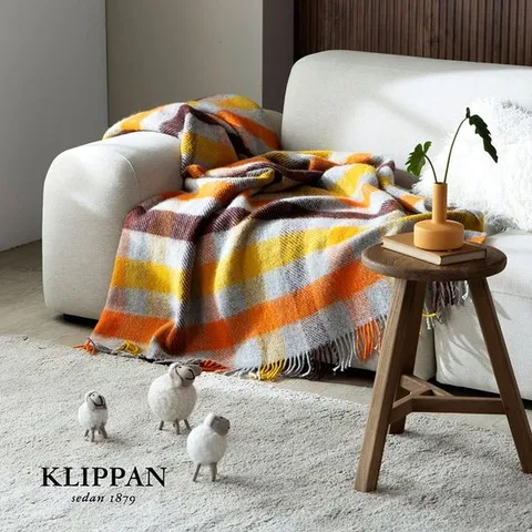 [무케] 클리판_스웨덴직수입 램스울100% 담요(클리판 정품 핸드메이드 울가방 증정)