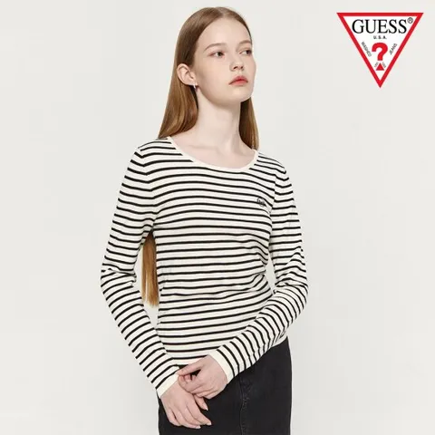 [ 롯데백화점 ][게스(진)]여성 스트라이프 풀오버 ON4S1661
