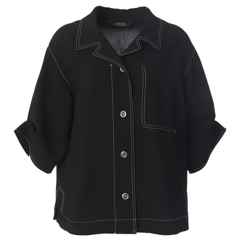 [ 롯데백화점 ][안지크]스티치핀턱블라우스 AJ2BL1110