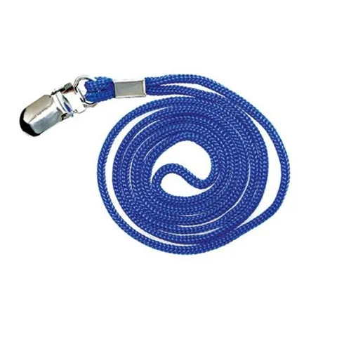 300칼라목걸이클립(파란줄) 2335 (50개입) 아크릴 진열대 행사 판매 소품