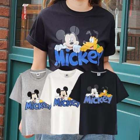 [디즈니] 미키마우스플루토 남여공용 반팔티셔츠(라이센스정품 국내제작)