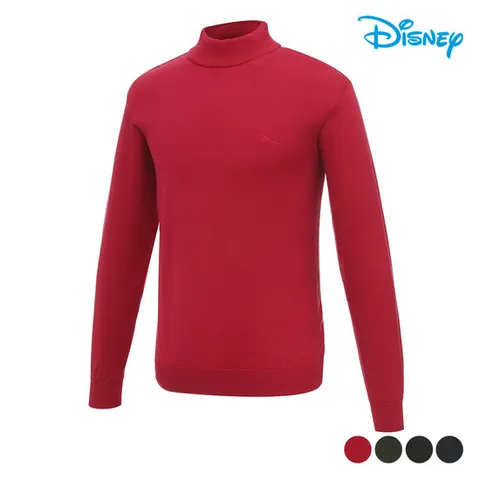 [디즈니골프]남성 울 모크넥 이너 반목폴라 하이넥 하프넥 니트 스웨터 D03MKT071