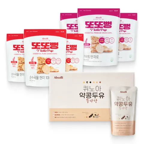 앱솔리 또또뻥 현미3+카무트3+약콩두유1 세트