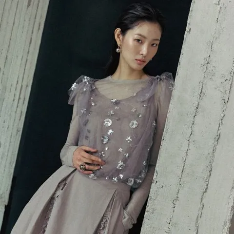 르네크루 26SS NEW컬러 시퀸 뷔스티에