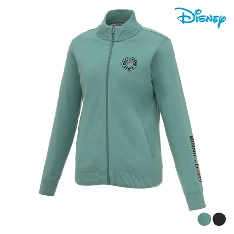 [GS] 디즈니골프 여성 와펜 하프넥 집업 니트 스웨터 가디건 DM3LKG004