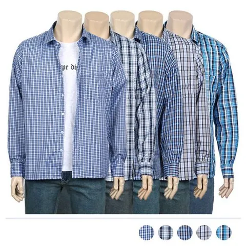 루이츠 시원한 긴팔 체크 셔츠 리즈코 남자옷도매 맨도매 맨즈도매 남성셔츠 남자셔츠 긴팔셔츠 체크셔츠 남성체크 남자체크 남방 체크남방 시원한셔츠