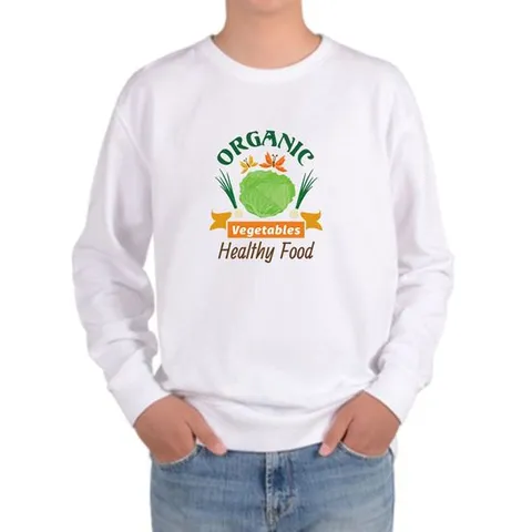 그래픽티셔츠 맨투맨 전사이즈 오가닉 베지터블 건강음식 디자인