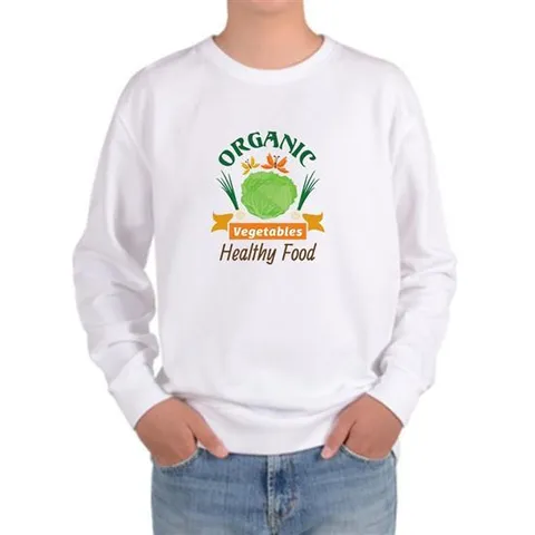 그래픽티셔츠 맨투맨 전사이즈 오가닉 베지터블 건강음식 디자인