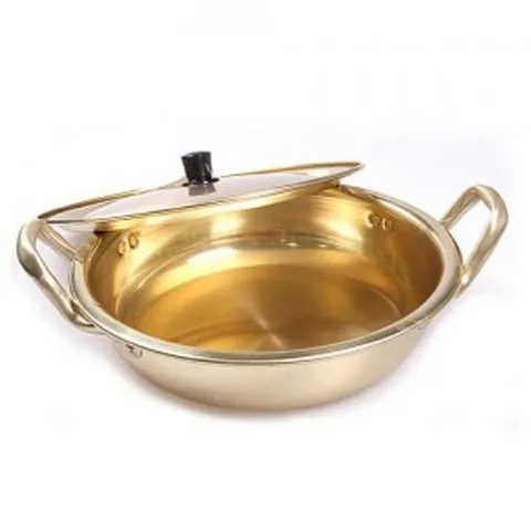 대원 황색 전골냄비 20cm 전골팬 찌게 라면냄비 냄비세트 인덕션전골냄비 샤브샤브전골냄비 스텐냄비 양수냄비 편수냄비 곰솥냄비 뚝배기냄비