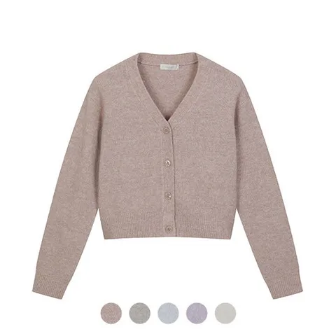 [프로젝트엠][프로젝트엠] 여성 크롭 스웨터 가디건_EPD4EC2200