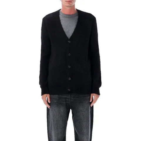 아페쎄 브이넥 버튼업 퍼지 가디건 M22330WPABE LZZ