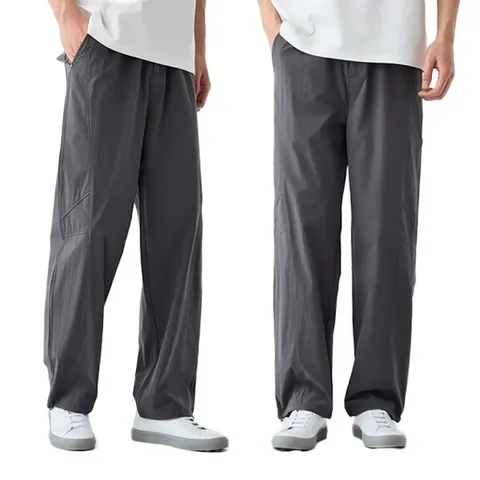 [디자이너몰]남성 여름 허리밴딩 스트링 캐쥬얼 바지 팬츠