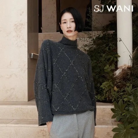 SJ와니 25FW 꾸뛰르 캐시미어 100 판초 1종