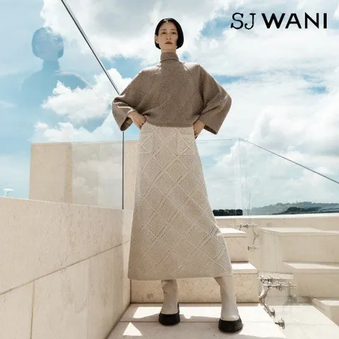 SJ와니 25FW 캐시미어 울 스커트 1종