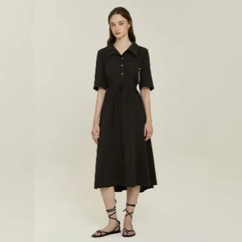 [ 롯데백화점 ]레터링 셔츠 원피스 ITP6WOP930