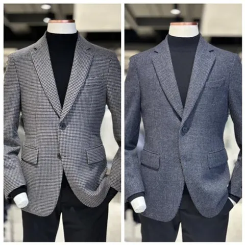 [ 현대백화점 ][레노마] RRDIBJ9192A 25 F W 가을 겨울 울스판 슬림 캐주얼 자켓 2종택1