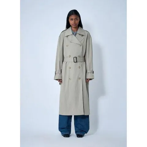 25 FW 토템 여성 빳빳한 여름 트렌치 코트  tot0261042bei