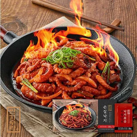 반기수라 낙지볶음세트 (손질낙지X 6팩+비법 볶음소스X6팩)