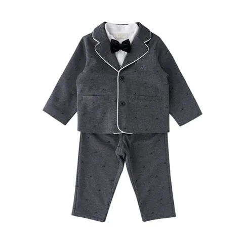 [ 현대백화점 ][밍크뮤]SC선물포장(DG)모노그램샤를뮤3PC상하복(35A1161101) 2025FW 화동 정장 돌잔치촬영복 A