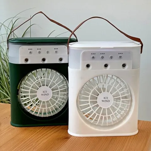 얼음골 빙풍기 이동식 무선 탁상용 미니 선풍기 탁상 선풍기