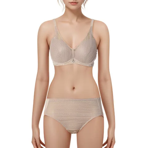 [ 롯데백화점 ][비비안]BR1934A BP1934A 인견 노와이어 푸쉬업 브라 힙레이스팬티세트