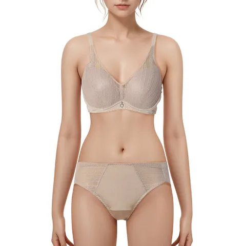 [ 롯데백화점 ][비비안]BR1934A BP1934P 인견 노와이어 푸쉬업 브라 햄팬티세트