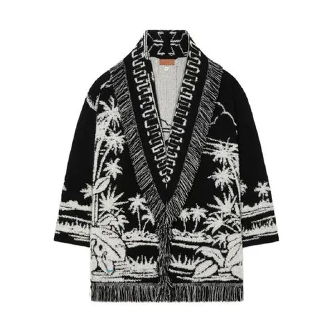 25 FW 알라누이 팜 그로브 테일즈 프린지 가디건 LWHB064E25KNI00D100F TP441359051