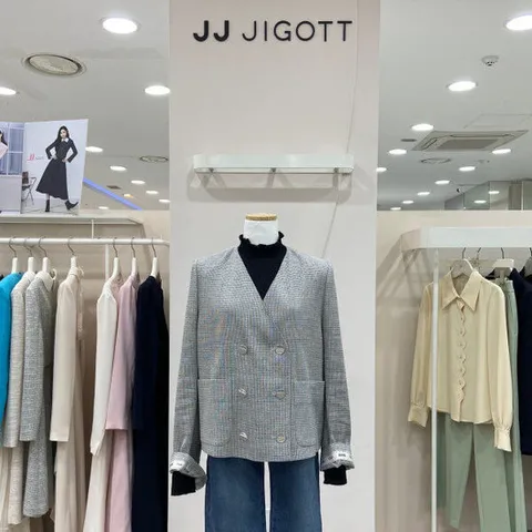[JJ JIGOTT]브이넥 더블버튼 자켓 GP4M0JK911_JJ