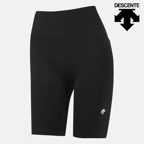 [데상트]데상트 여성 4부 숏 레깅스 SP322TKL75BLK0 레깅스 스포