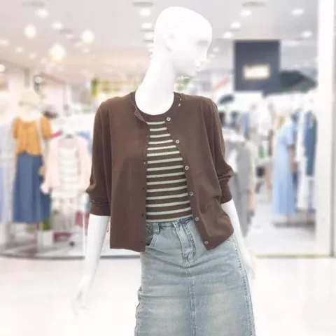 abfz sh06 데일리 버튼 보들 가디건 SLBNZ4YZ1J